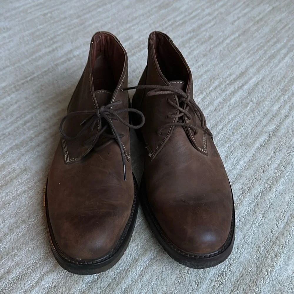 Johnston & Murphy Copeland Chukka Boot Tan Oiled Full Grain Size 8